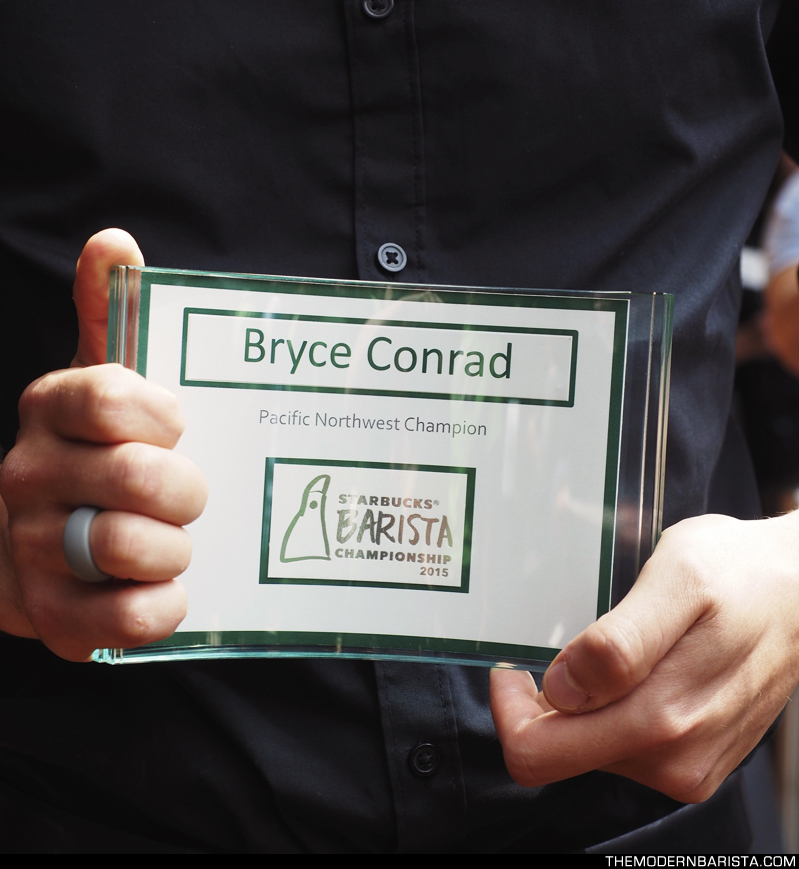 Bryce Conrad - your 2015 barista champion!