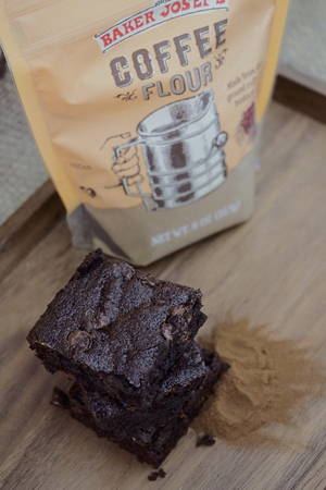 coffee flour brownies